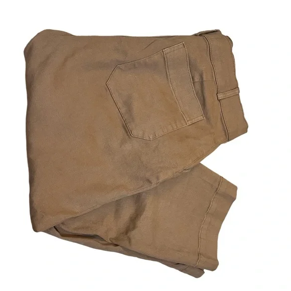 Everlane Women's Organic Straight-Leg Pant in Light Brown, Size 16 - Picture 3 of 5